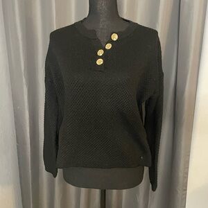 9. Shein Women’s Black Sweater, Size S, EUC